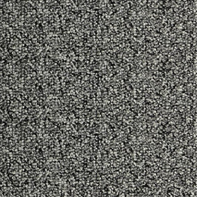 Grey Carpet Tiles  For Contract, Office, 3.5mm thick Tufted Loop Pile, 5m² 20 Tiles Per Box