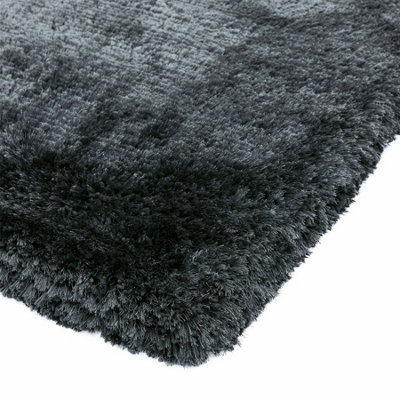 Grey Easy to clean Plain Handmade , Luxurious , Modern , Plain , Shaggy ...