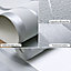 Grey Embossed Wallpaper Non Woven Wave Striped Wallpaper Silver Glitter Geometric Patterned Wallpaper