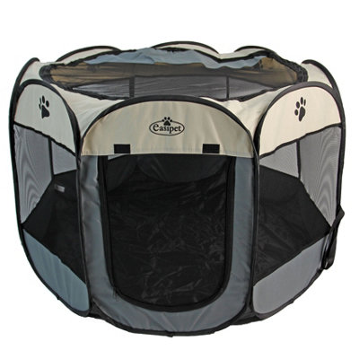 Grey Folding Portable Play Pen Large Price Comparisons | Compare The Build