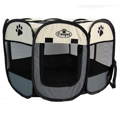 Grey Folding Portable Play Pen Small Price Comparisons | Compare The Build