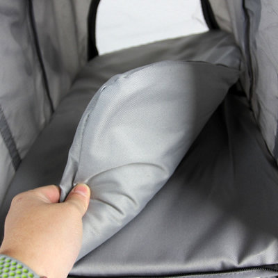 Grey Folding Pushchair Pet Stroller