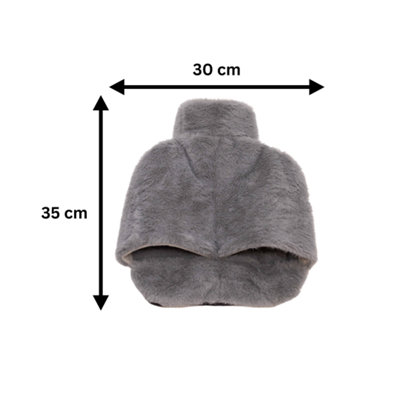 Grey Foot Warmer Hot Water Bottle - 3