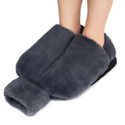 Grey Foot Warmer Hot Water Bottle - 4