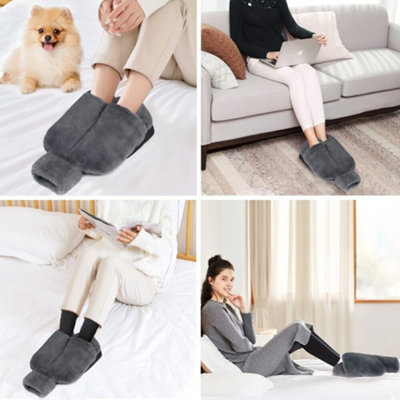 Grey Foot Warmer Hot Water Bottle - 5