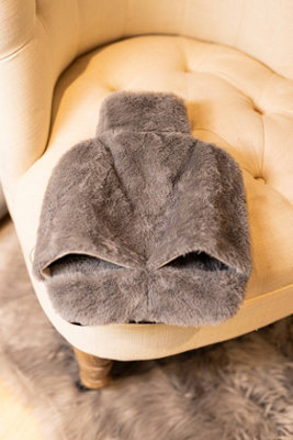 Grey Foot Warmer Hot Water Bottle - 8