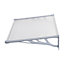 Grey Front Door Canopy Awning Rain Shelter For Window , Porch and Door W 150 cm x D 90 cm x H 28 cm