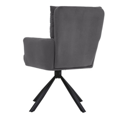 Frosted velvet office chair sale