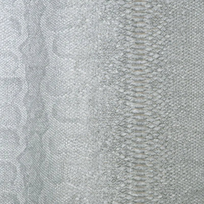 Grey & Gold Python Skin Metallic Textured Heavyweight Wallpaper M88736