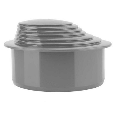 Grey Gutter Down Pipe Downpipe Downspout Reducer 110mm to Any Size Reduction