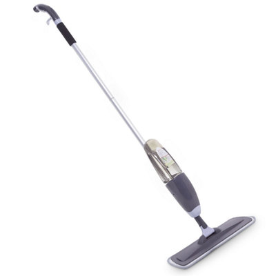 Grey Hand Held Mop with Lightweight Aluminium Handle