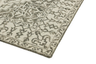 Grey Handmade Luxurious Traditional Rug For Living Room and Bedroom ...