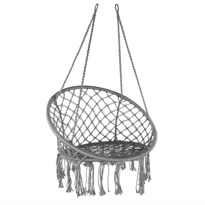 Hanging rope deals chair