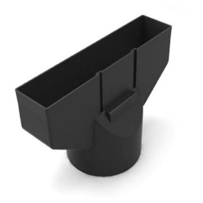 Grey Interlocking Plain Roof Tile Vent & Pipe Adapter/Low Profile