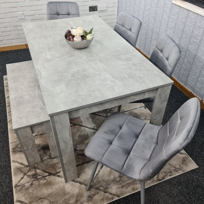 Dining table for grey kitchen hot sale