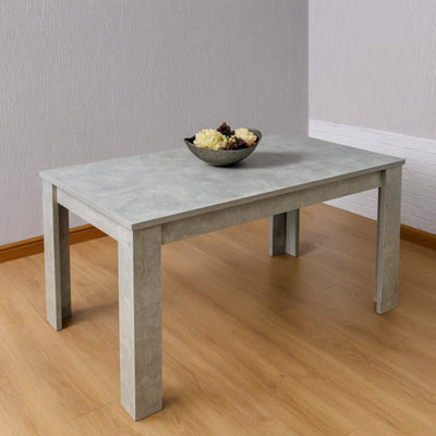 Grey Kitchen Dining Table, 4 Grey Tufted Velvet Chairs and 1 Bench ...