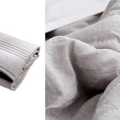 Grey L Size Cooling Thin Summer Blanket