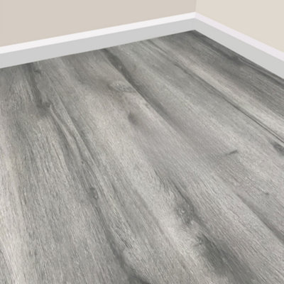 Picture Idea: Grey Laminate Flooring Wood Effect 8Mm Thick Click Installation 1M2