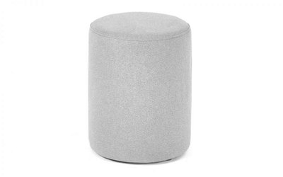 Grey Linen Fabric Side Stool / Table