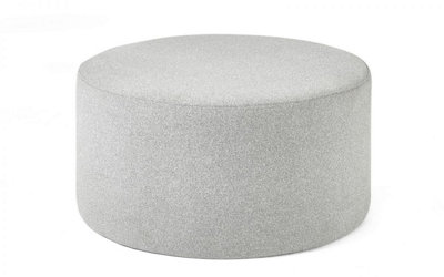 Grey Linen Foot Stool / Side Table