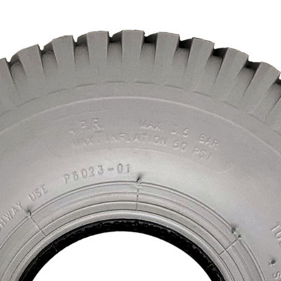 grey mobility scooter tyres 260 x 85, block tire, 3.00-4, non marking ...