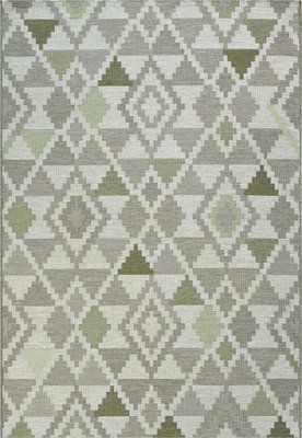 Grey Modern Outdoor Rug, Geometric Stain-Resistant Rug For Patio ...