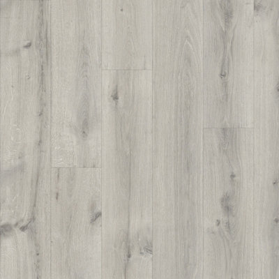 Grey Modern Wood Effect Anti-Slip Vinyl Flooring for Home, Shops ...