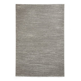 Grey Optical 3D Washable Modern Abstract Dining Room Bedroom & Living Room Rug-120cm X 170cm