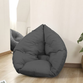 Grey Outdoor Garden Egg Swing Chair Seat Pad Cushion,Hanging Basket Hammock Cushion for Indoor Outdoor