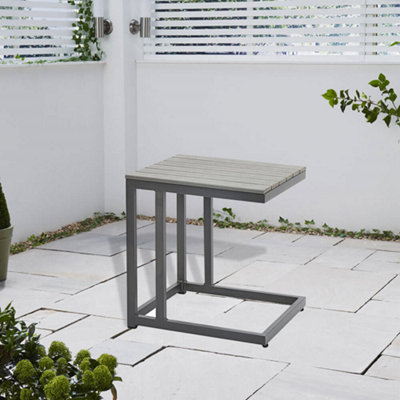 Grey Outdoor Table - Side Table