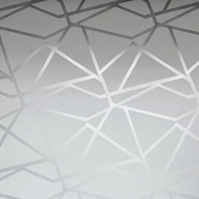 Grey Patterned Wallpaper Modern Abstract 3D Irregular Striped Wallpaper Roll 5.3m²