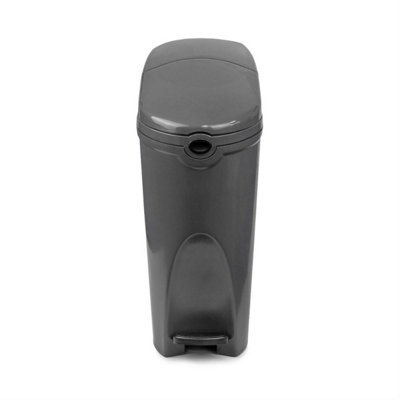Grey Pedal Operated Sanitary Bin 20L - 6