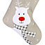 Grey Penguin Xmas Tree Decoration Christmas Gift Bag Christmas Stocking