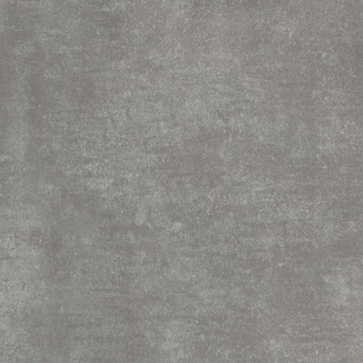 Grey Plain Effect Anti-Slip Vinyl Flooring For LivingRoom, Kitchen, 1.90mm Vinyl Sheet-2m(6'6") X 2m(6'6")-4m²