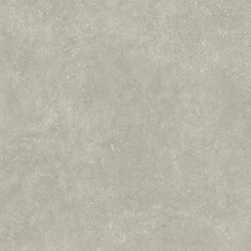 Grey Plain Effect Flooring, Anti-Slip Contract Commercial Heavy-Duty Vinyl Flooring with 3.5mm Thickness-2m(6'6") X 2m(6'6")-4m²