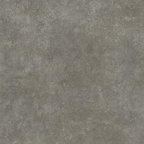 Grey Plain Effect Flooring, Anti-Slip Contract Commercial Heavy-Duty Vinyl Flooring with 3.5mm Thickness-3m(9'9") X 2m(6'6")-6m²