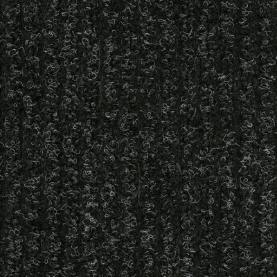 Grey Plain Non-Slip 2m Wide Heavy-Duty Entrance Matting In/Outdoor use ...