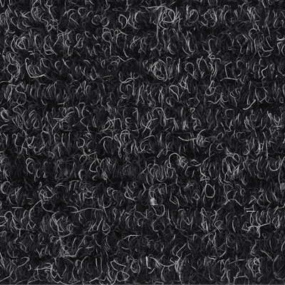 Grey Plain Non-Slip 2m Wide Heavy-Duty Entrance Matting In/Outdoor use ...