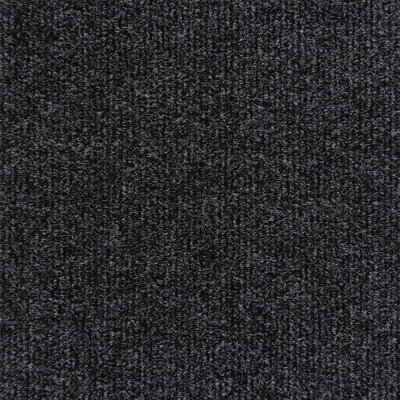 Grey Plain Non-Slip 2m Wide Heavy-Duty Entrance Matting In/Outdoor use ...