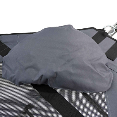 Grey Portable Hammock With Pillow - 3