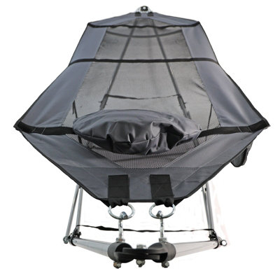 Grey Portable Hammock With Pillow - 5