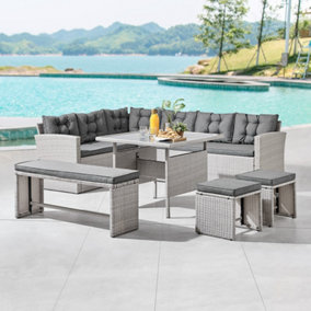 B&q rattan garden online set