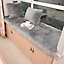 Grey Rectangle Super Soft Shaggy Area Rug Home Decor Chair Sofa Cover 60 x 120 cm