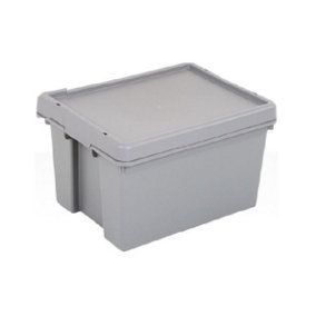 Grey recycled plastic 16L Storage Box
