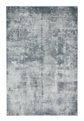 Grey Rug, 10mm Thickness Abstract Rug, Stain-Resistant Modern Luxurious Rug for Bedroom, & Dining Room-240cm X 320cm