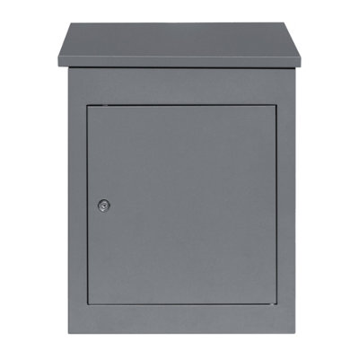 Grey Secure Lockable Parcel Post Box