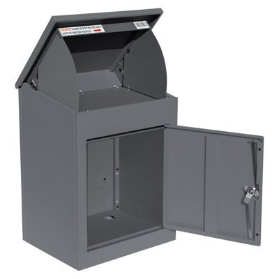Grey Secure Lockable Parcel Post Box