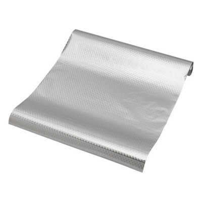 Grey Self Adhesive Waterproof Oil Proof Kitchen Wall Sticker Film Roll ...