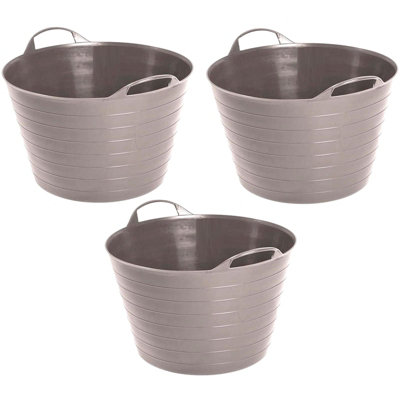 Plastic garden clearance buckets