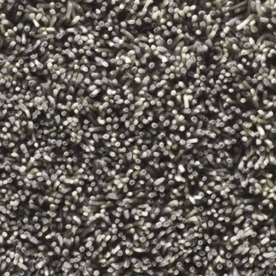Grey Shaggy Wool Luxurious  Plain  Shaggy  Wool Hand Made Easy To Clean Rug For Dining Room Bedroom & Living Room-200cm X 300cm